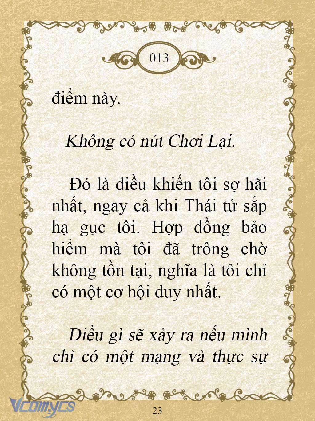 [Novel] Kẻ Phản Diện Được Định Phải Chết Chap 13 - Trang 2