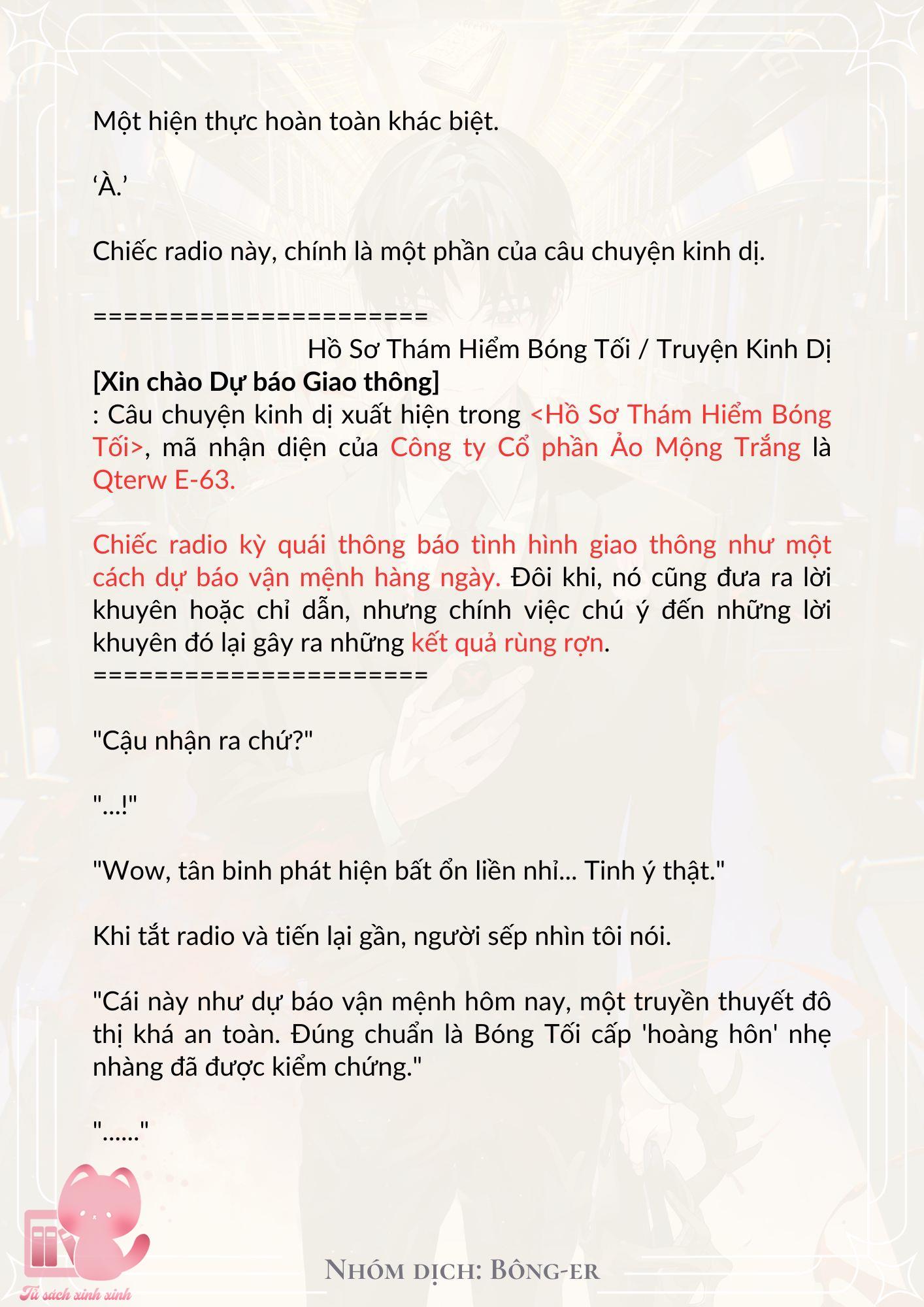 Dù Rơi Vào Truyện Kinh Dị Tôi Vẫn Phải Đi Làm Chap 7 - Trang 2