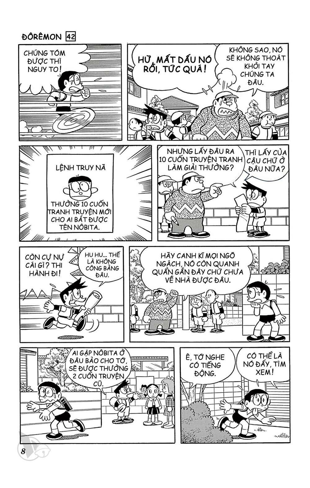 doraemon chapter 751: lệnh truy nã (tập 42) - Trang 1